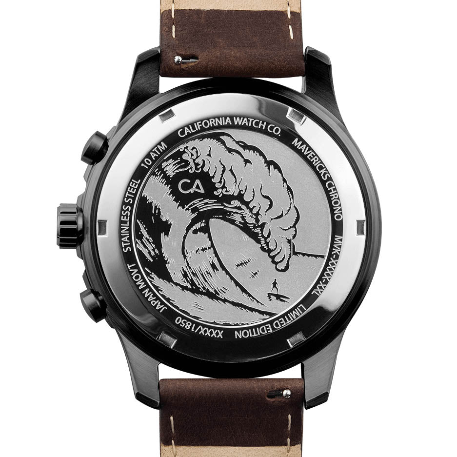 Mavericks Chrono Leather Dark Brown Green