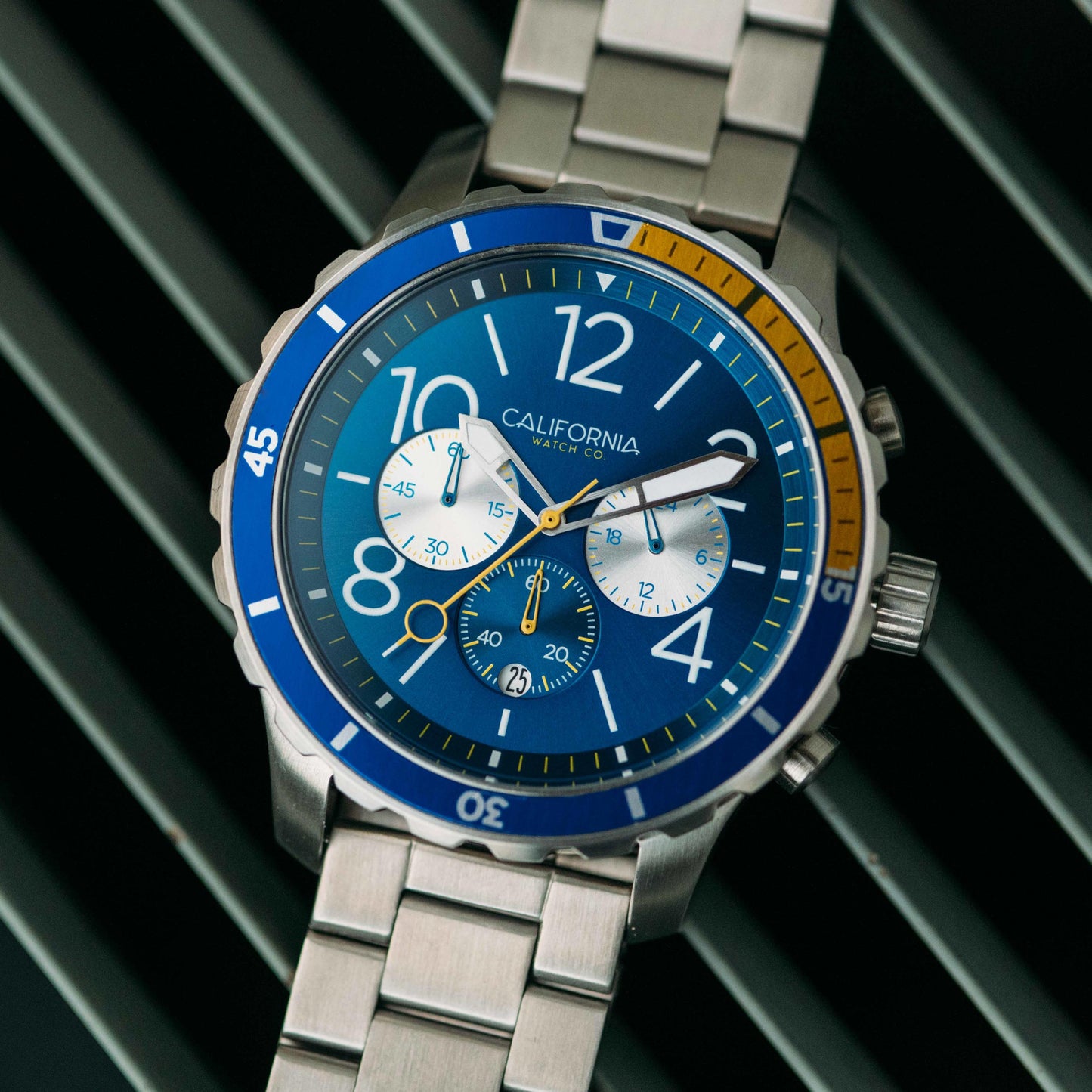 Mavericks Chrono SS Navy Yellow