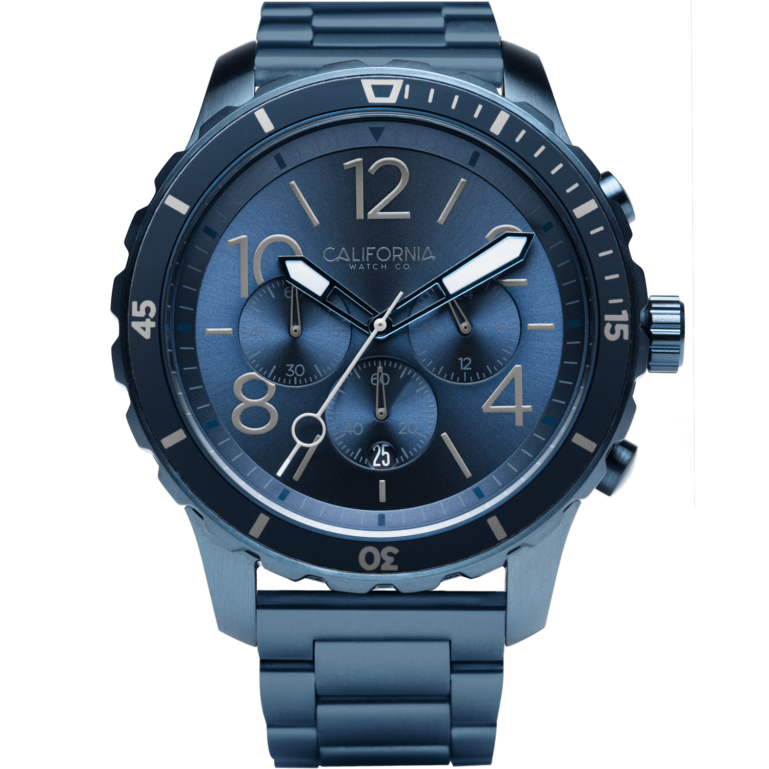 Mavericks Chrono SS Deep Blue | California Watch Co
