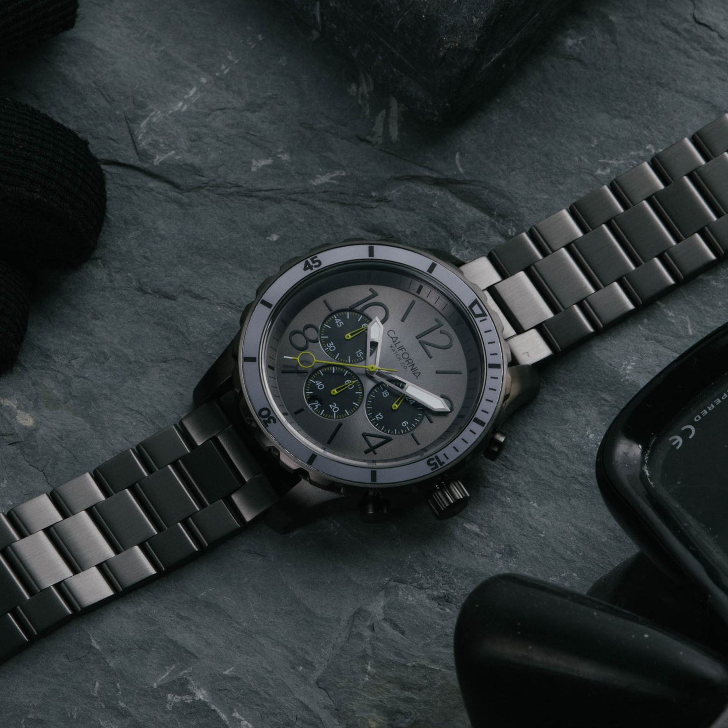 California Watch Co Mavericks Chrono SS All Gunmetal