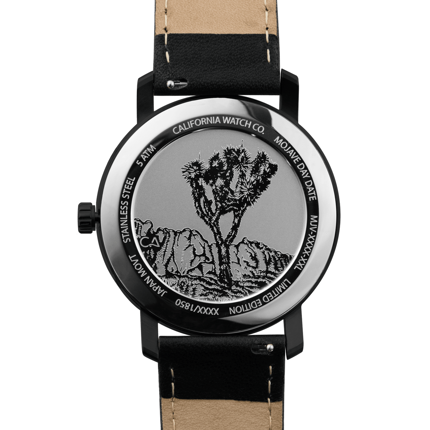 Mojave Leather All Black Smoke