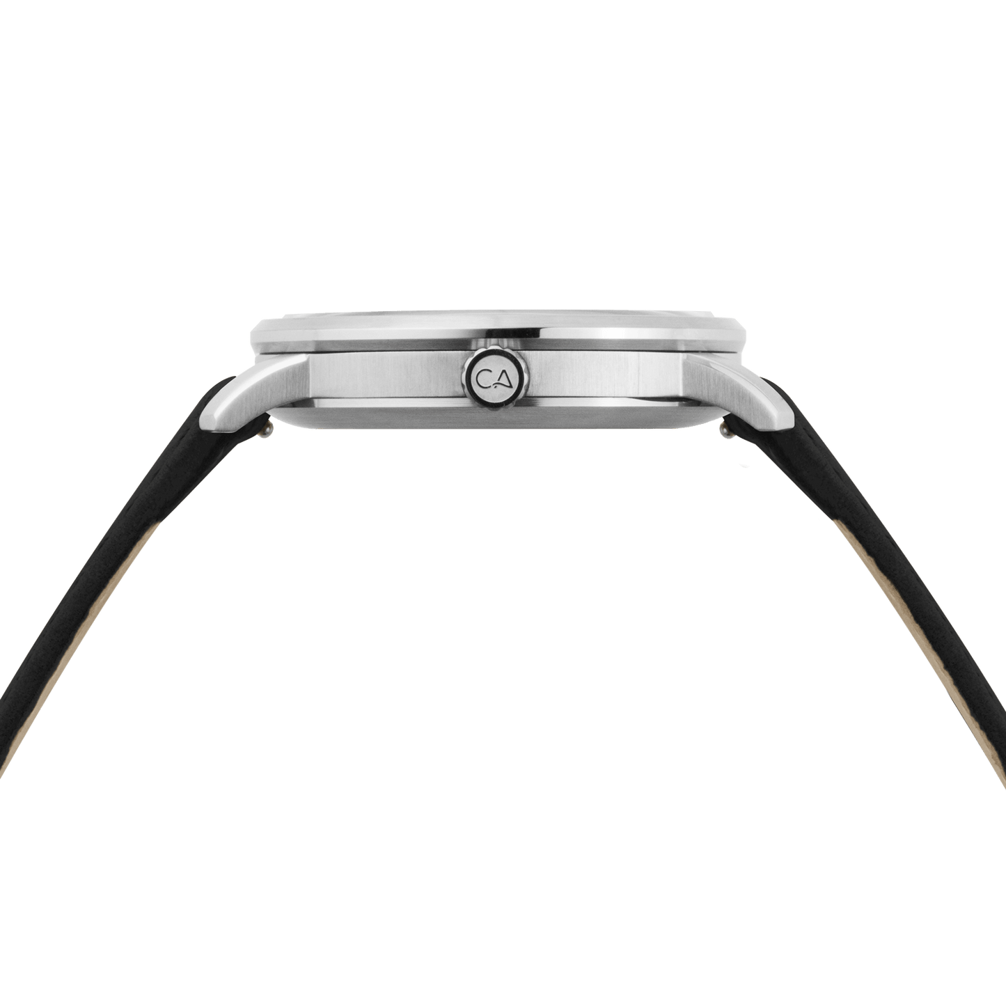 Mojave Leather Black Silver