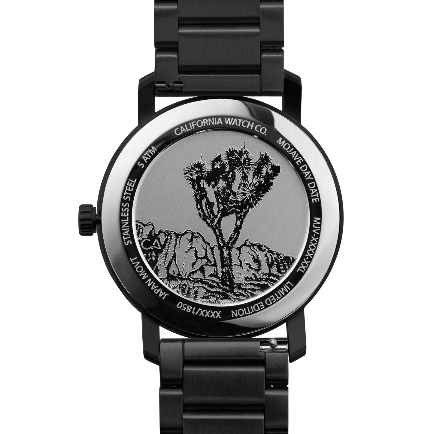 California Watch Co Mojave SS All Black Smoke