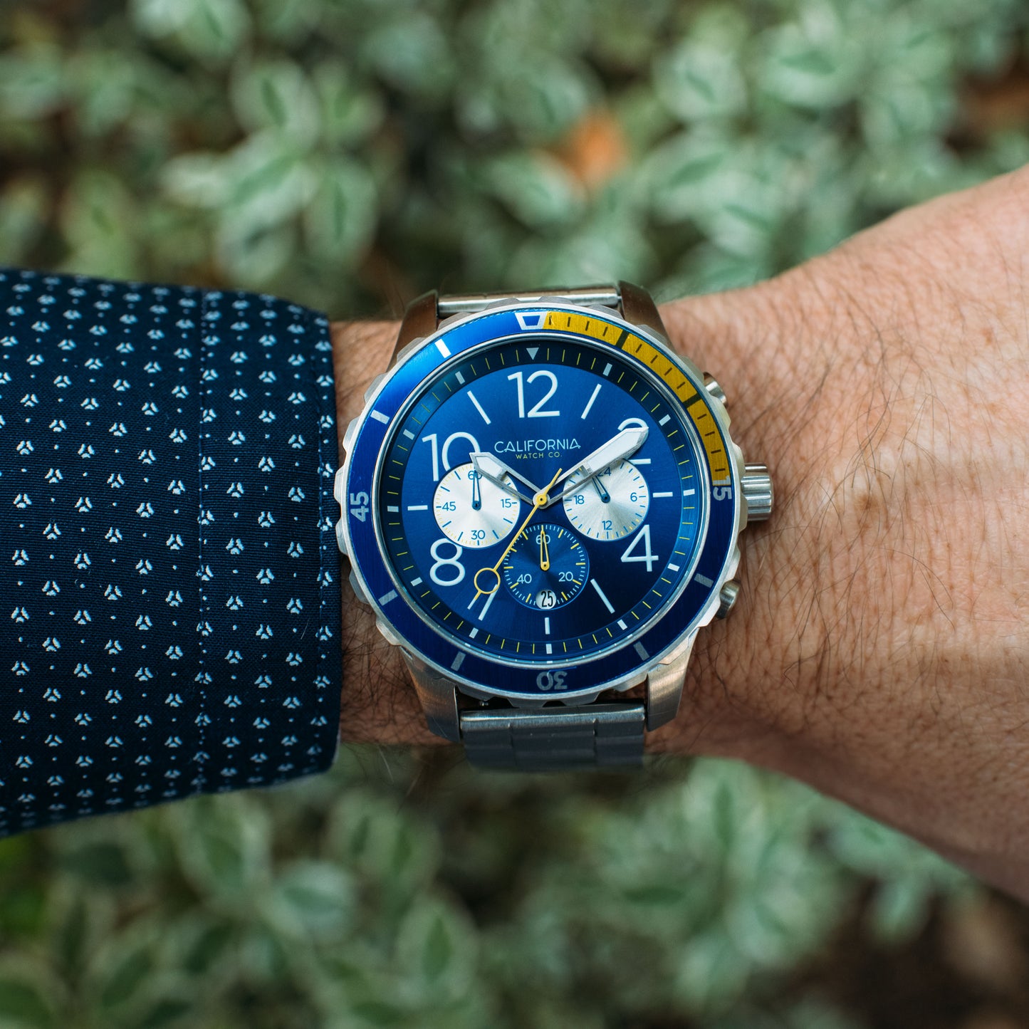 Mavericks Chrono SS Navy Yellow