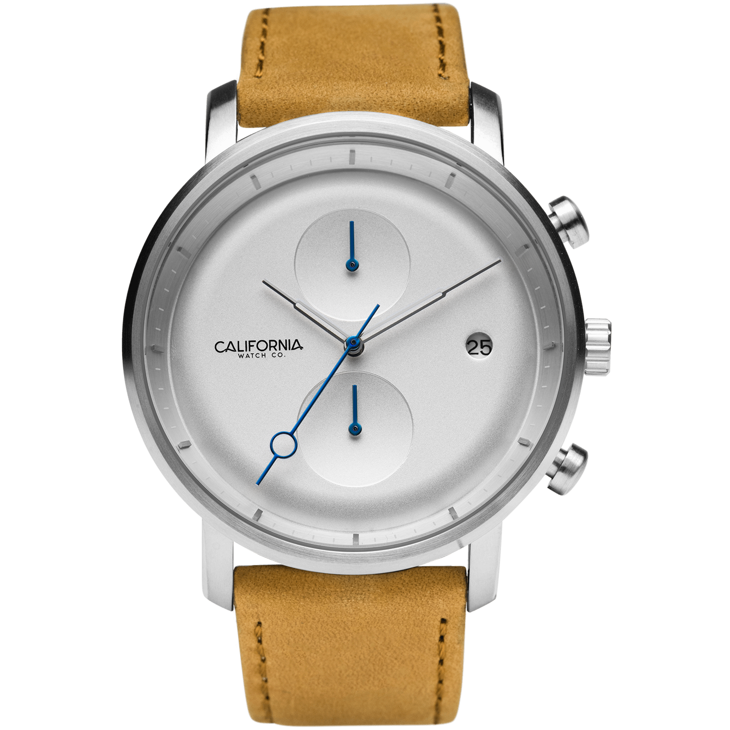 California Watch Co. Golden Gate Chrono Leather Sand White main