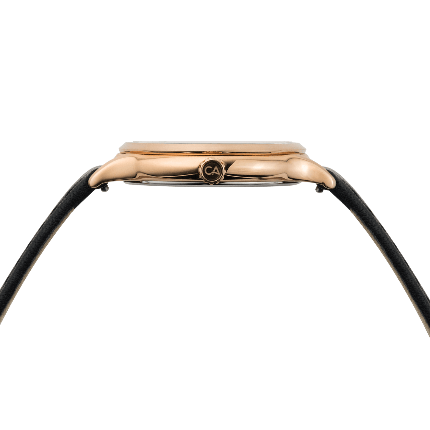 Laguna 34 Leather Rose Gold Black