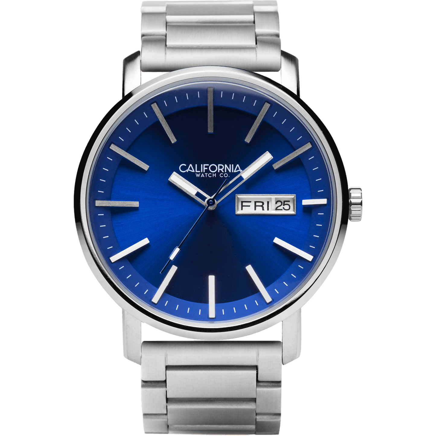 California Watch Co Mojave SS Silver Navy