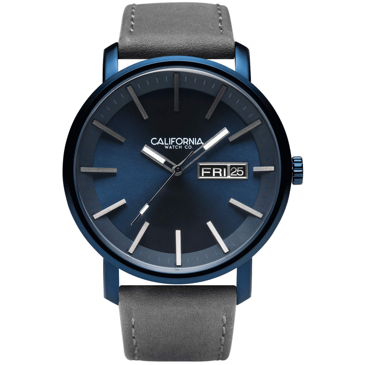California Watch Co Mojave Leather Deep Blue Gray