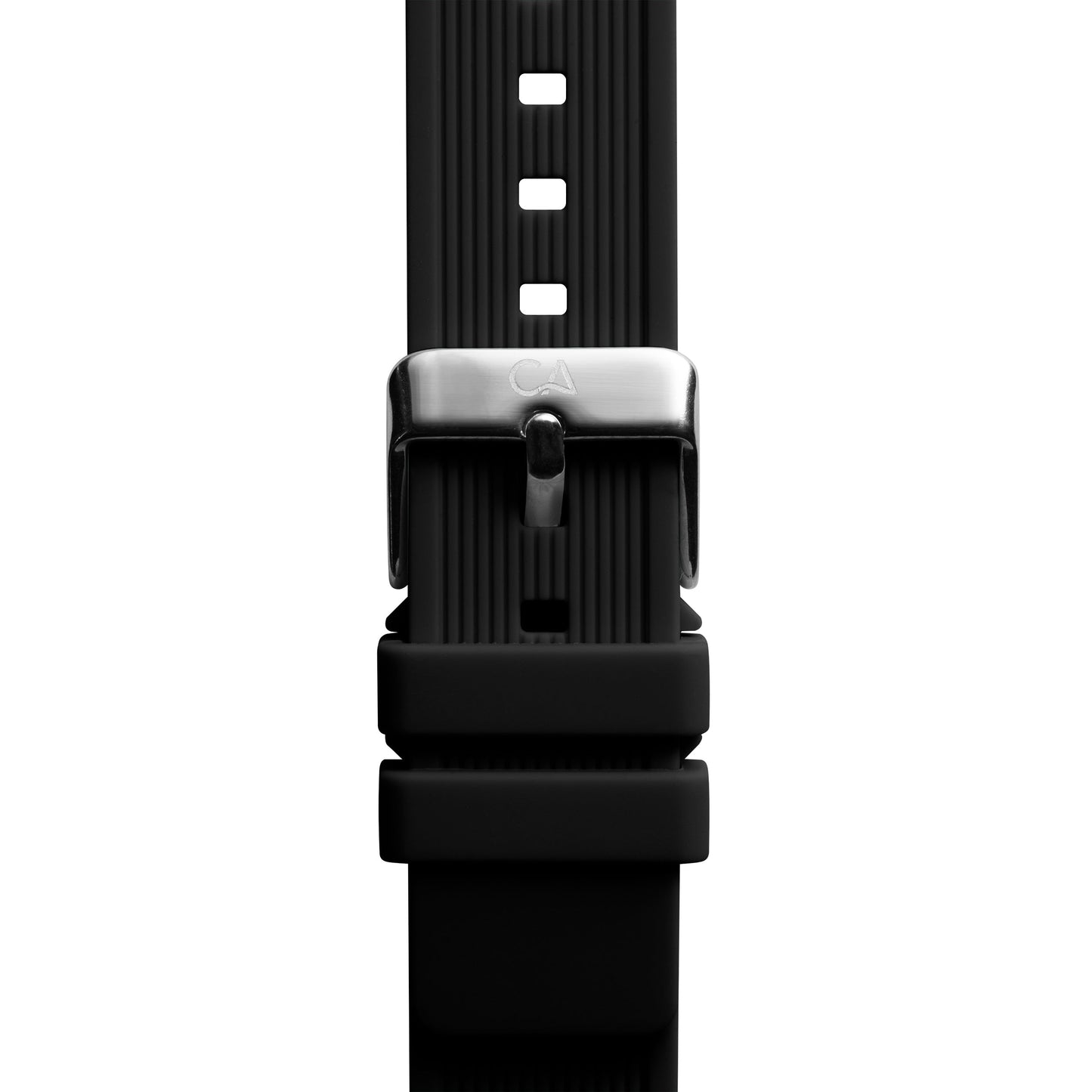 California Watch Co. 20mm Black Silicone Strap