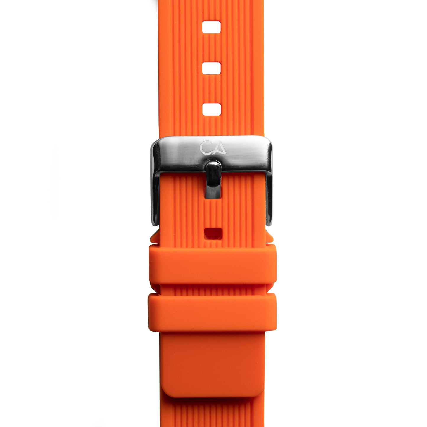 California Watch Co. 20mm Orange Silicone Strap