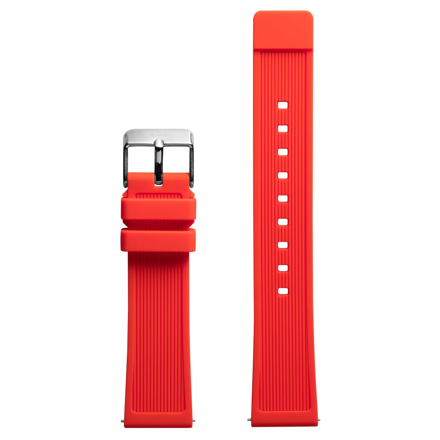 California Watch Co. 20mm Red Silicone Strap
