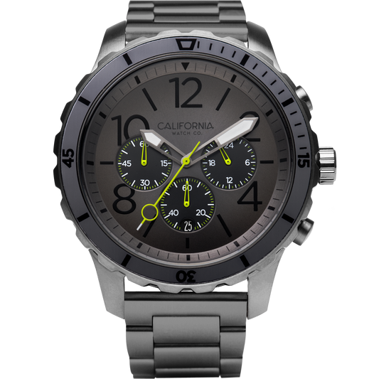 Mavericks Chrono SS All Gunmetal California Watch Co