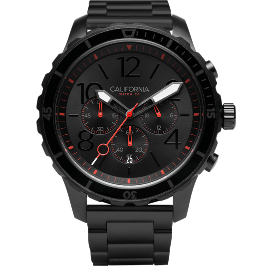 Mavericks Chrono SS All Black Red