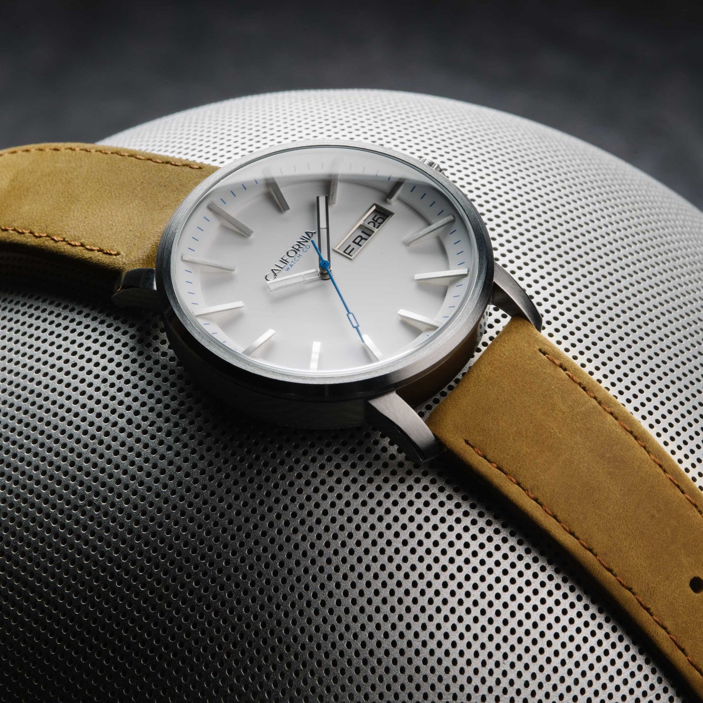 California Watch Co Mojave Leather Sand White