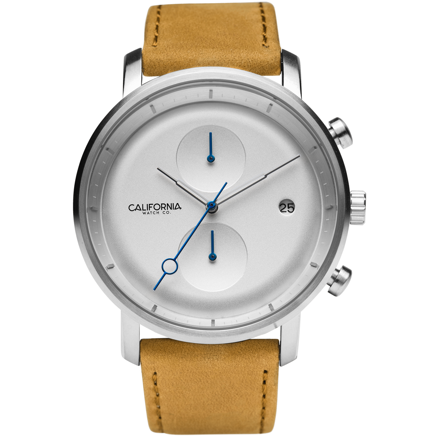 California Watch Co. Golden Gate Chrono Leather Sand White main