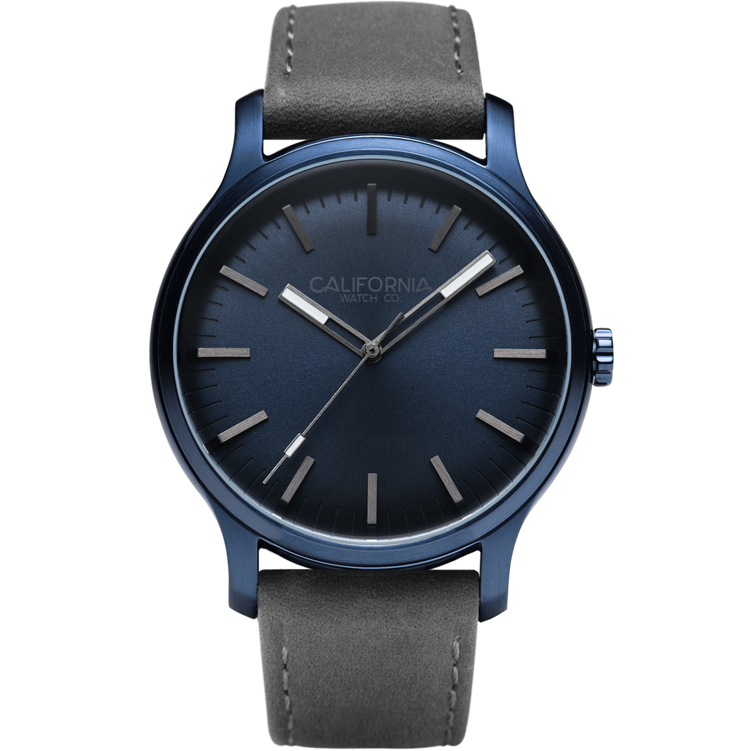 Laguna 40 Leather Deep Blue Gray Duplicate California Watch Co