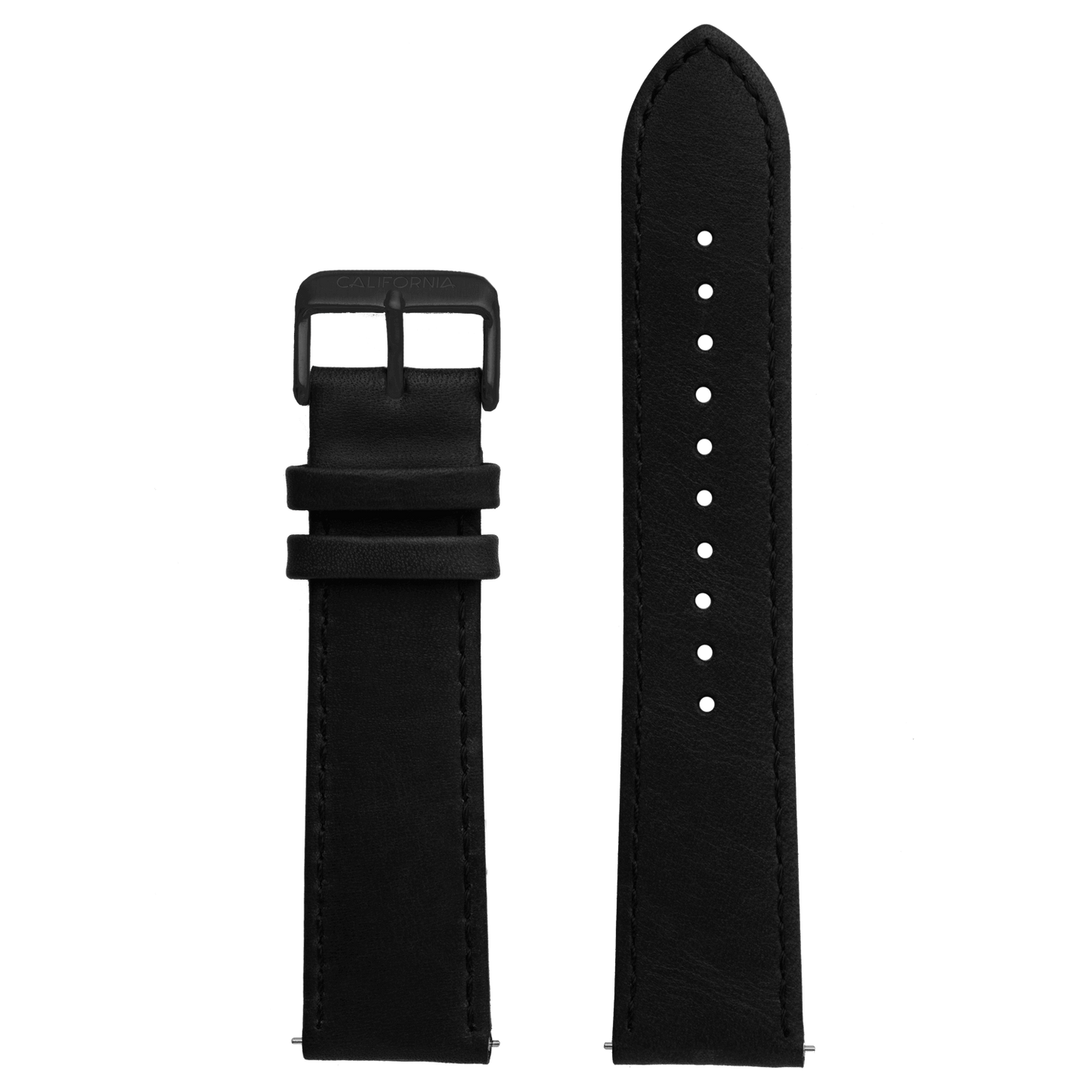 22mm Leather All Black