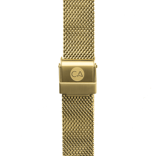 14mm Mesh Gold