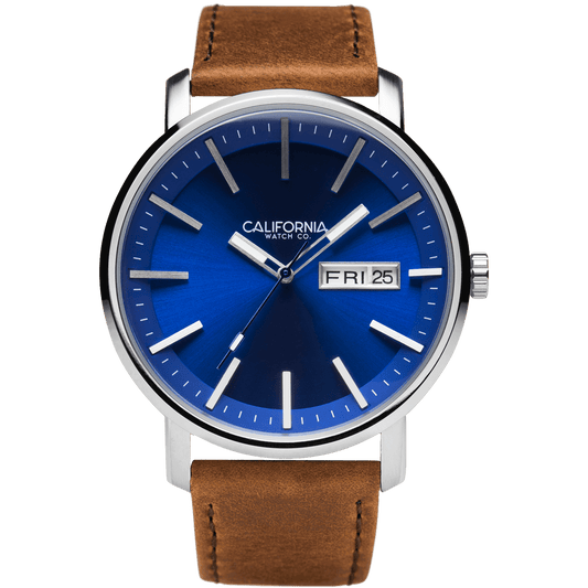 California Watch Co Mojave Leather Brown Navy