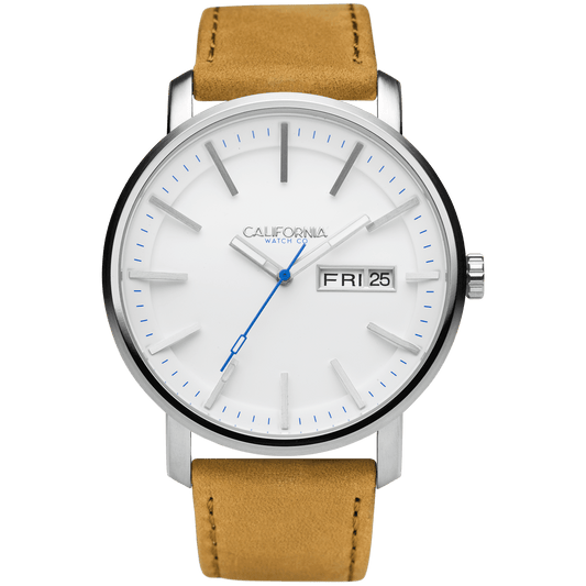 California Watch Co Mojave Leather Sand White